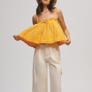 Anthropologie Pilcro Flowy Tank Top
